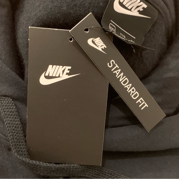 [BRAND NEW] NIKE OPTIMIST STANDARD FIT LONG SLEEVE BLACK HOODIE MENS SIZE XXL - Picture 6 of 6